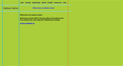 Desktop Screenshot of galileos-garten.de